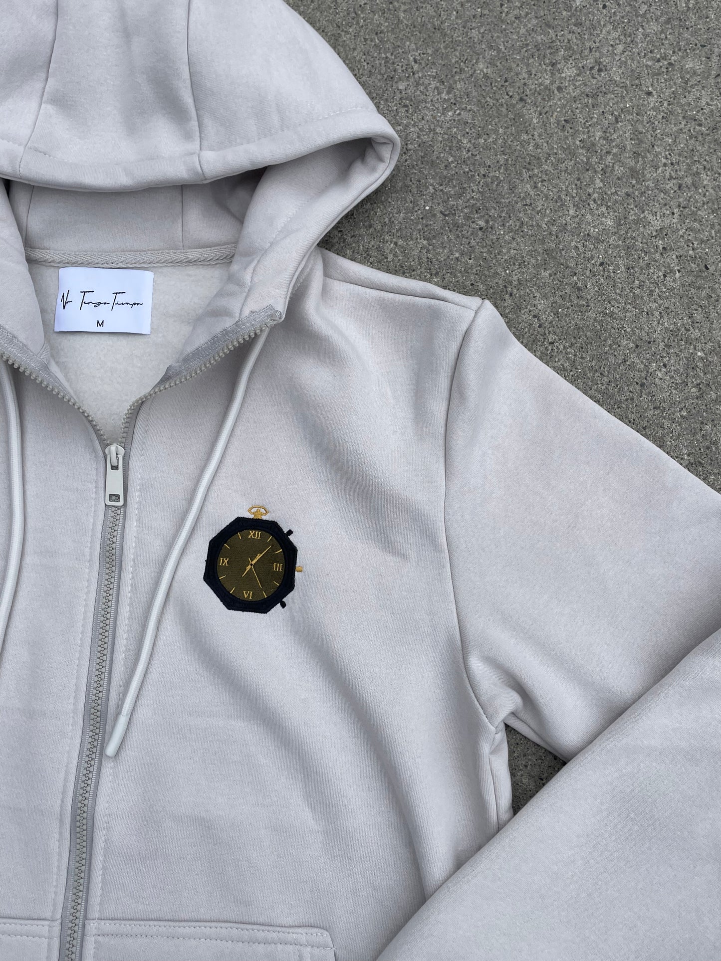 ZIP HOODIE WHITE