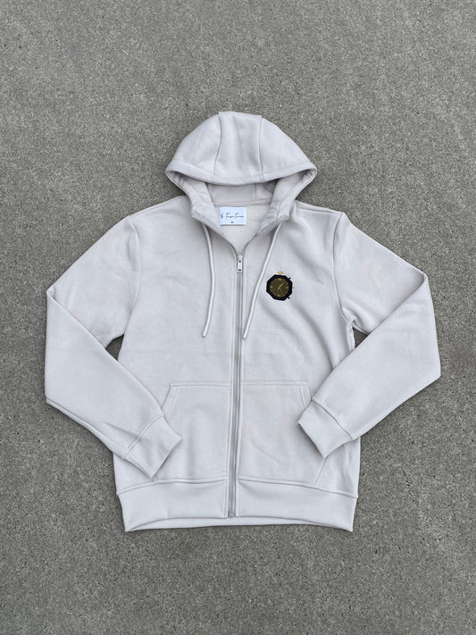 ZIP HOODIE WHITE